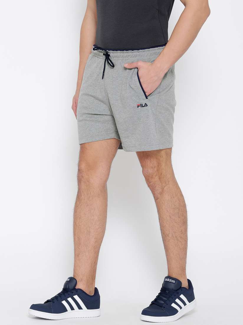 Buy FILA Men Grey Melange FINCH Sports Shorts Shorts for Men 1426877 Myntra