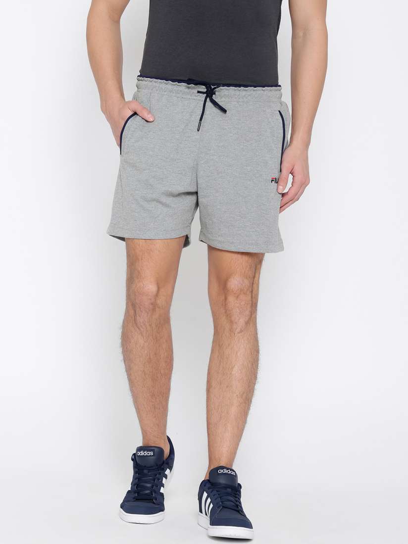 Buy FILA Men Grey Melange FINCH Sports Shorts Shorts for Men 1426877 Myntra
