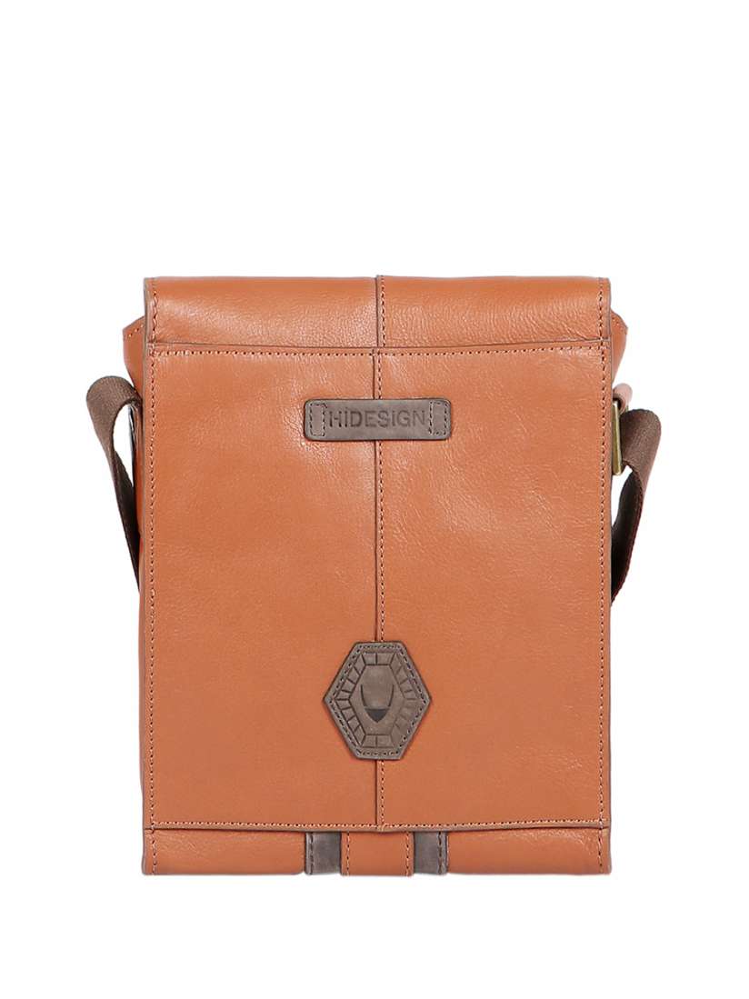 Buy Hidesign Men Tan Solid Sling Bag Messenger Bag for Men 14279168 Myntra