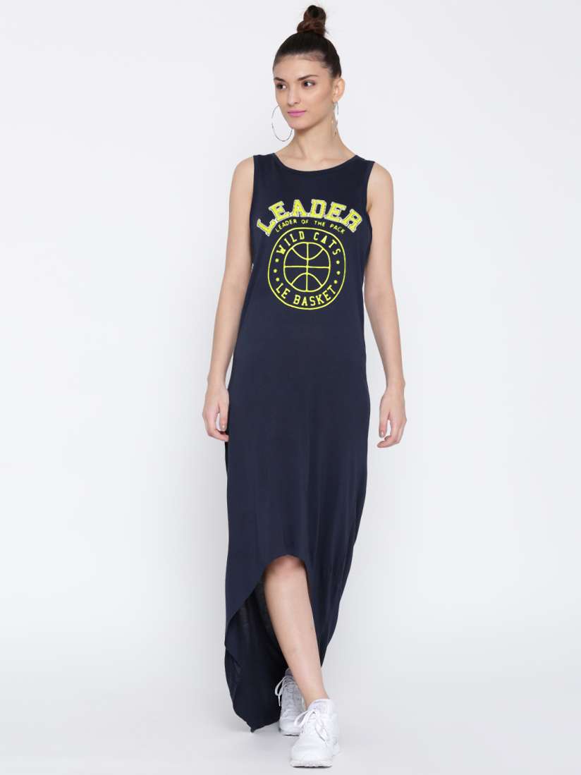 High low jersey dress online
