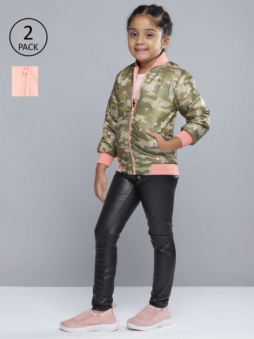 Camouflage jacket girls cheap