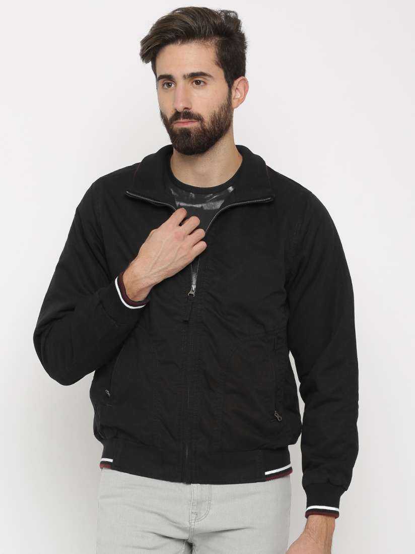 Buy John Players Black Jacket Jackets for Men 1428894 Myntra