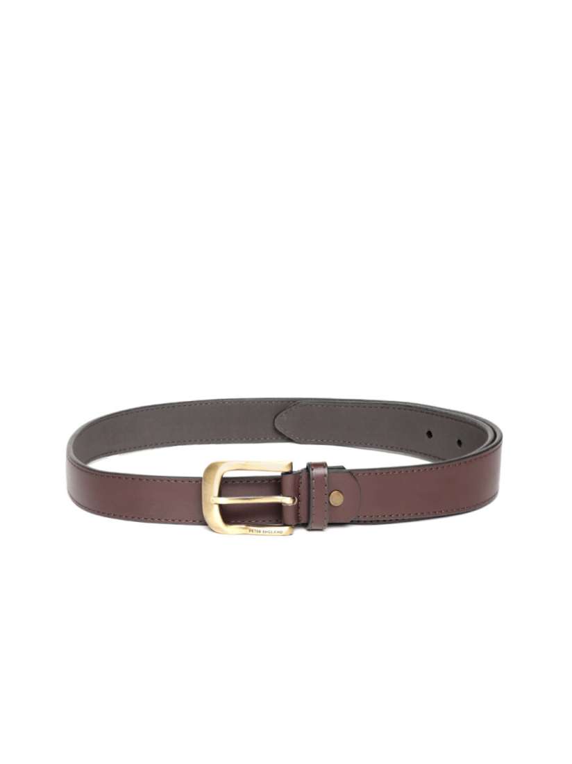 Buy Peter England Men Brown Solid Formal Belt Belts for Men 14293280 Myntra