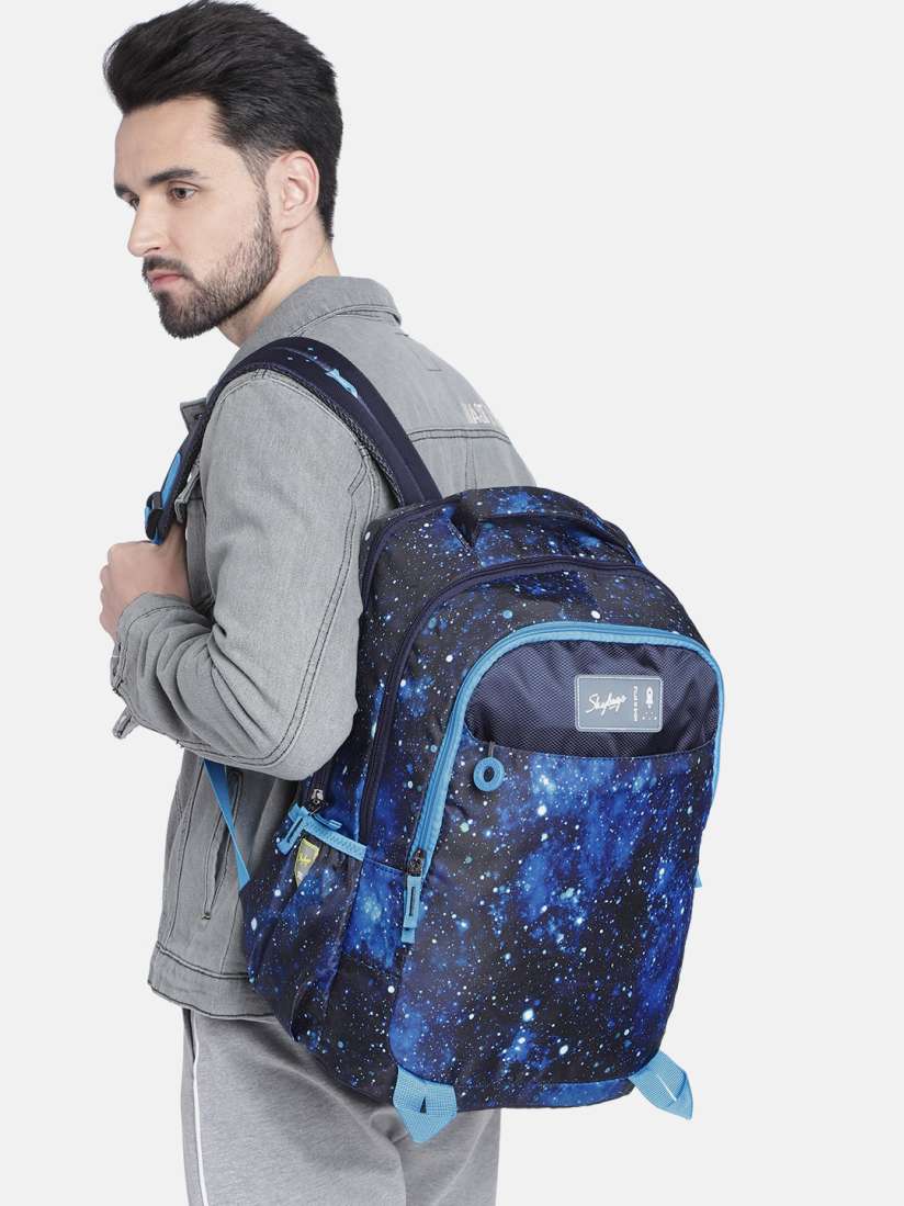Buy Skybags Kids Black Blue Graphic Printed Backpack Backpacks for Unisex Kids 14303984 Myntra