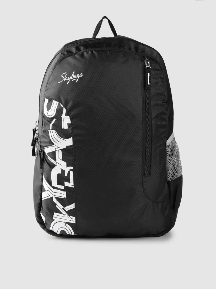 Buy Skybags Unisex Black White Brand Logo Print Backpack 21.3 Ltrs Backpacks for Unisex 14303990 Myntra