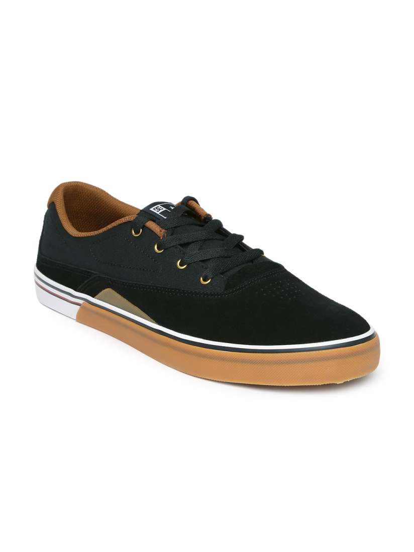 Buy DC Men Black Super Suede Sneakers Casual Shoes for Men 1432674 Myntra