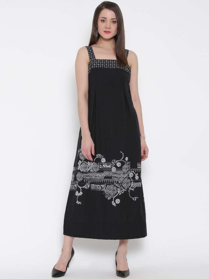 Global desi black maxi dress hotsell