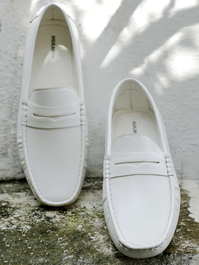 Buy HIGHLANDER Men Off White Driving Shoes Casual Shoes for Men 14336874 Myntra