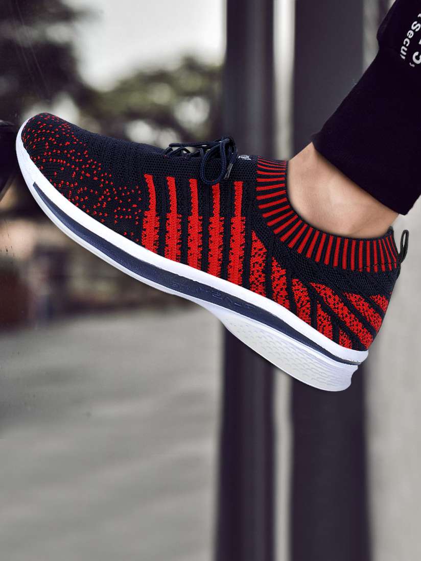 Buy Champs Men Navy Blue Red Woven Design Sneakers Casual Shoes for Men 14338928 Myntra