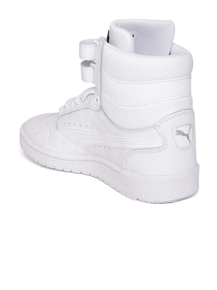Buy PUMA Men White Sky II High Top Leather Casual Shoes Casual Shoes for Men 1434701 Myntra