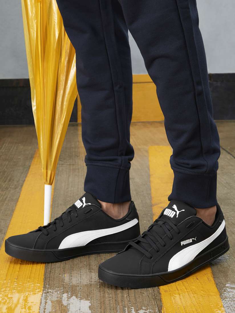 Buy PUMA Men Black Smash Vulc Sneakers Casual Shoes for Men 1434729 Myntra