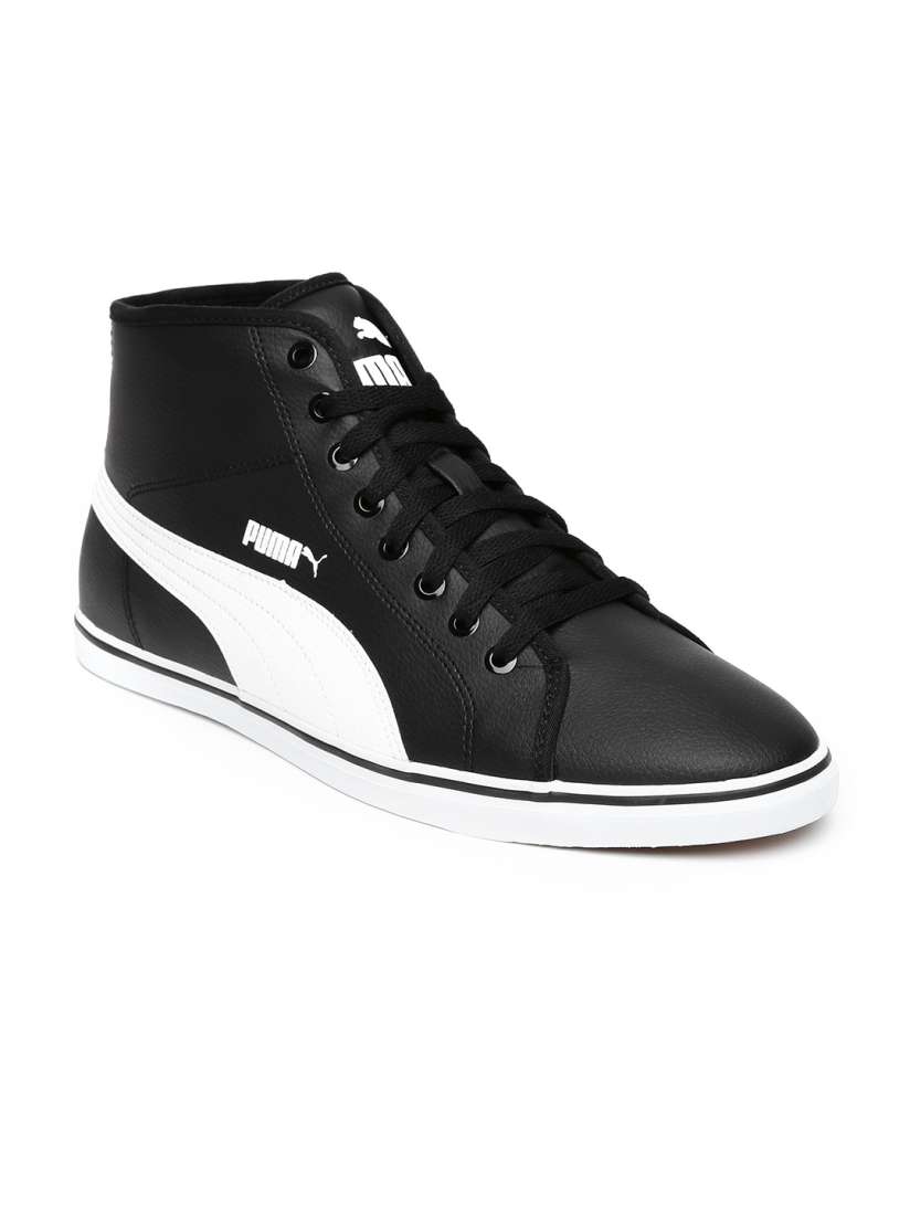 Buy PUMA Men Black White Elsu v2 Mid SL IDP Sneakers Casual Shoes for Men 1434849 Myntra