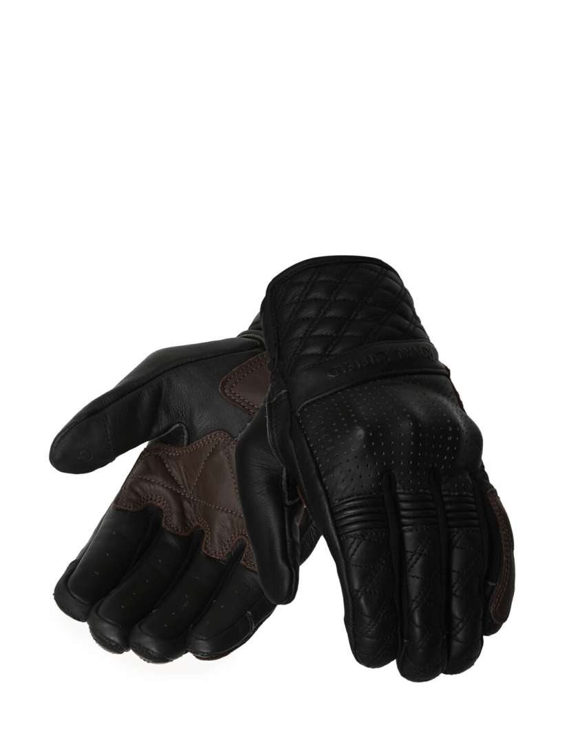Mens black leather riding gloves clearance