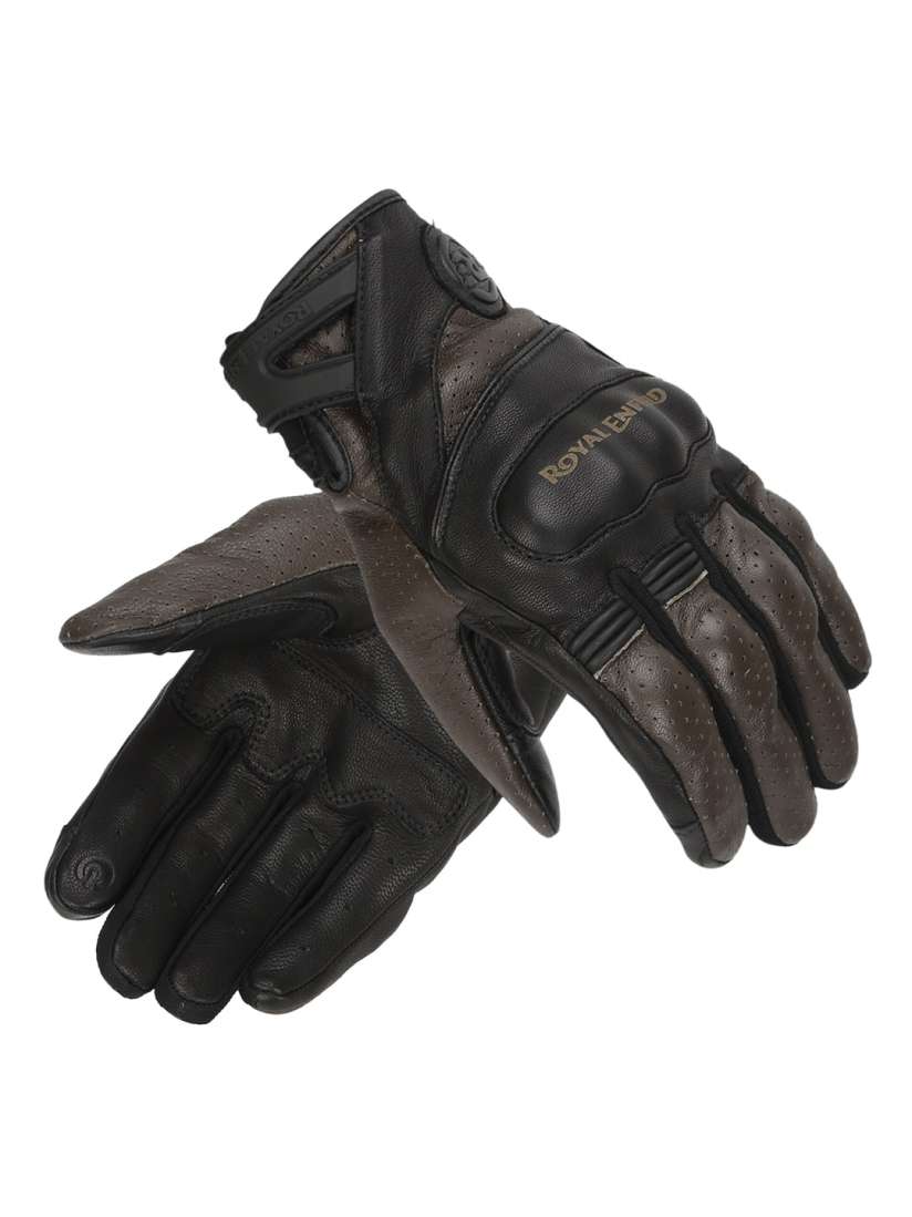 Royal enfield leather gloves deals