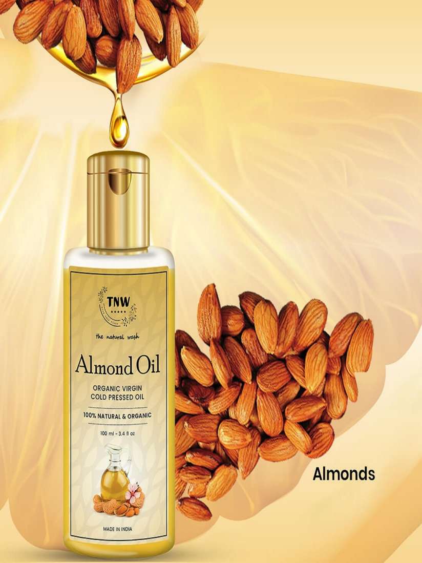 Buy TNW the natural wash 100 Natural Organic Virgin Cold Pressed Almond Oil 100 ml Hair Oil for Unisex 14367956 Myntra