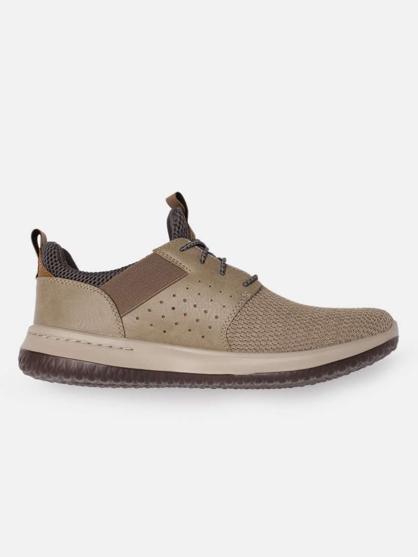 Buy Skechers Men Brown Delson Camben Sneakers Casual Shoes for Men 14375240 Myntra