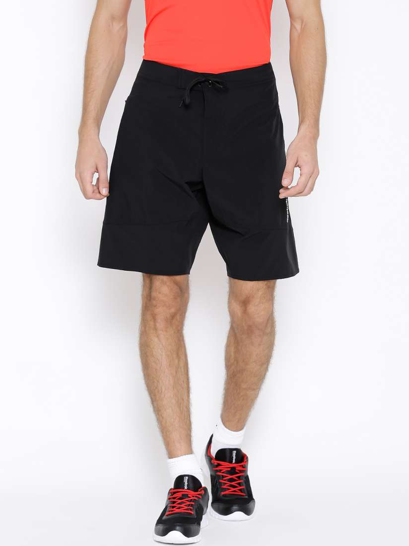 Buy Reebok Black OS Cordura Printed Training Shorts Shorts for Men 1438240 Myntra