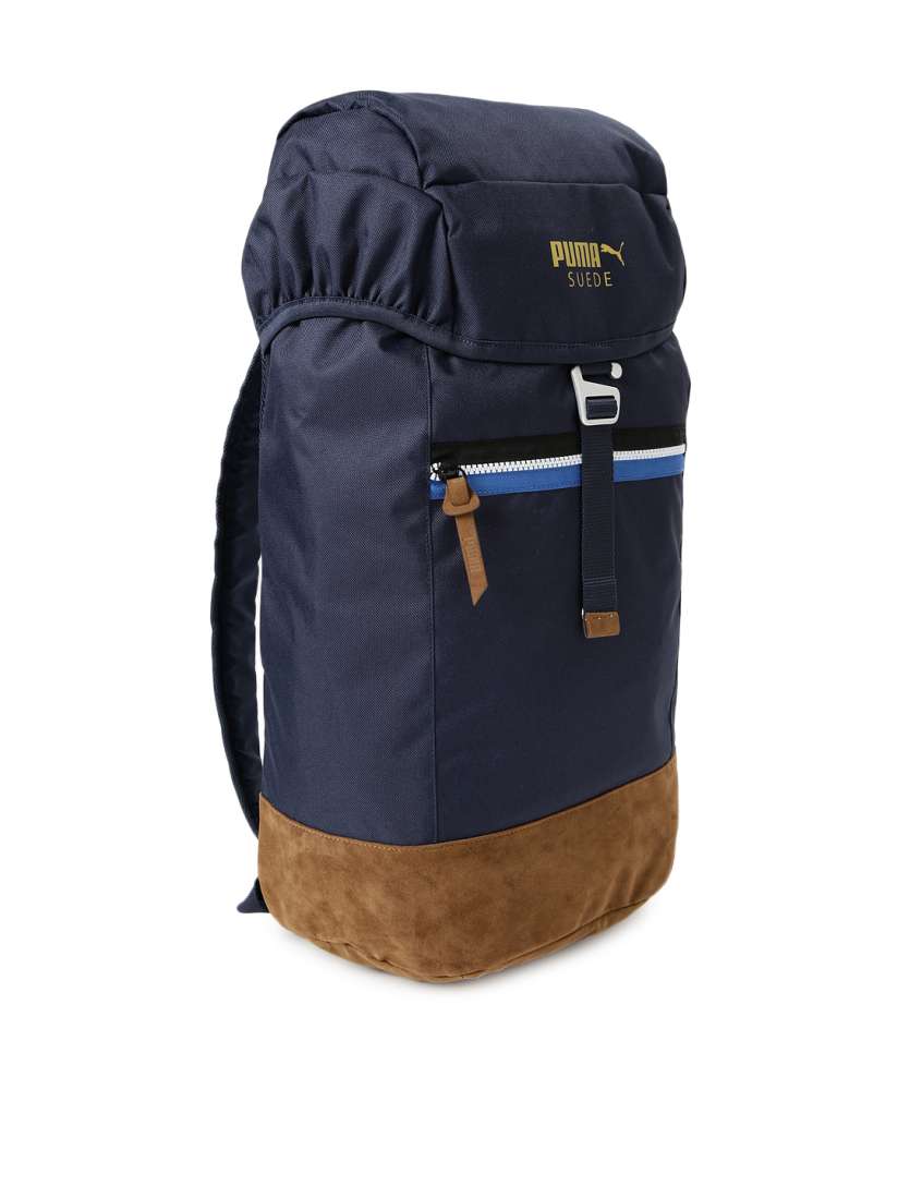 Buy PUMA Unisex Blue Suede Backpack Backpacks for Unisex 1440408 Myntra