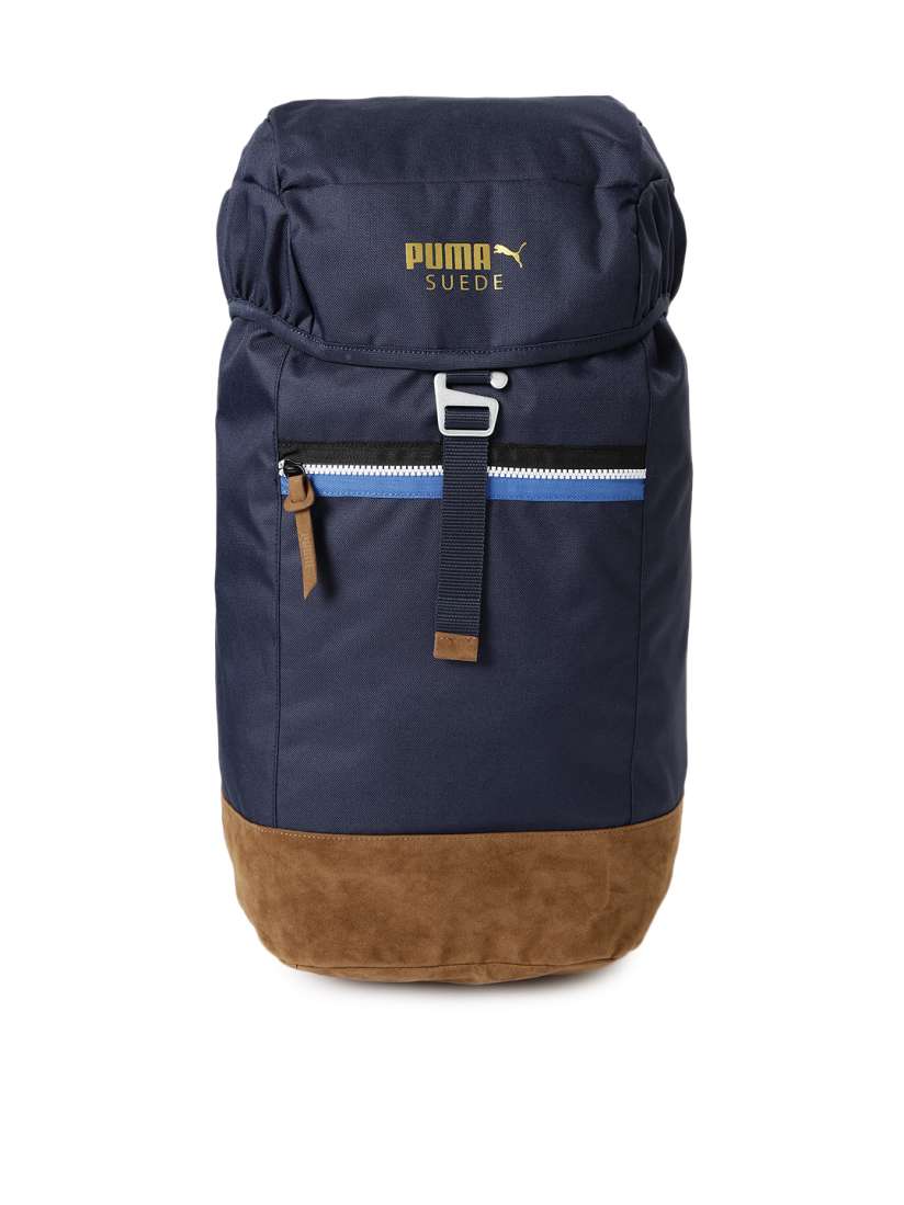 Blue suede backpack outlet