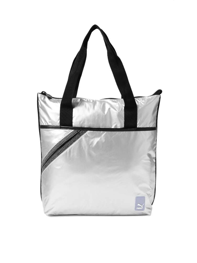Buy PUMA Silver Toned Archive Shopper Handbag Handbags for Women 1440444 Myntra