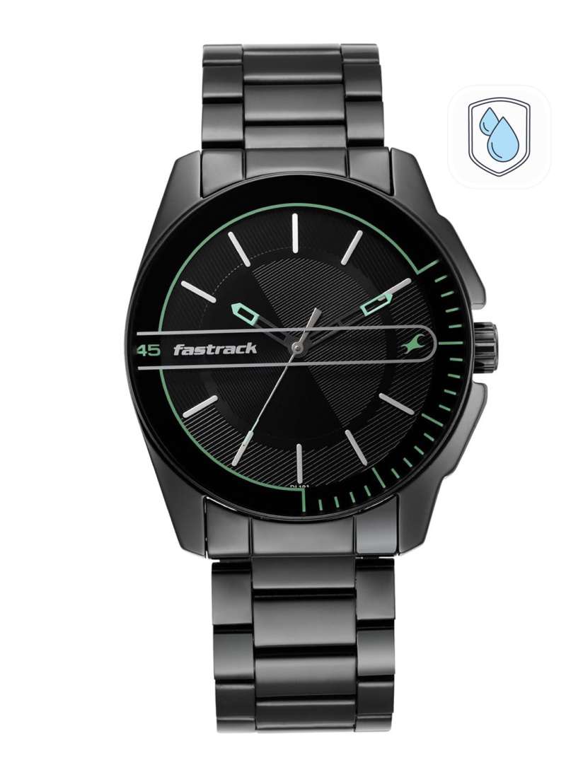 Fastrack black chain aldo watches for men