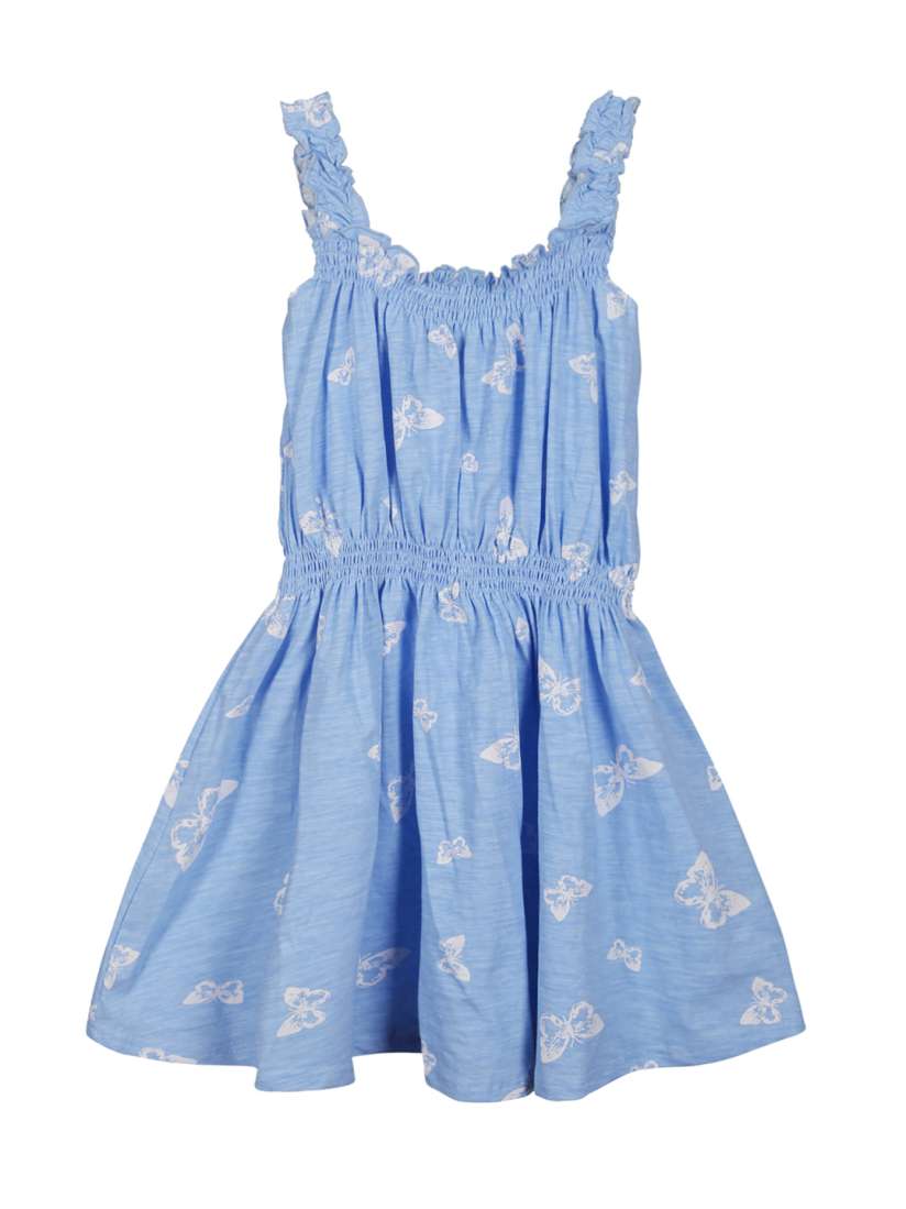 Buy Lilliput Girls Blue Printed A Line Dress Dresses for Girls 1441520 Myntra