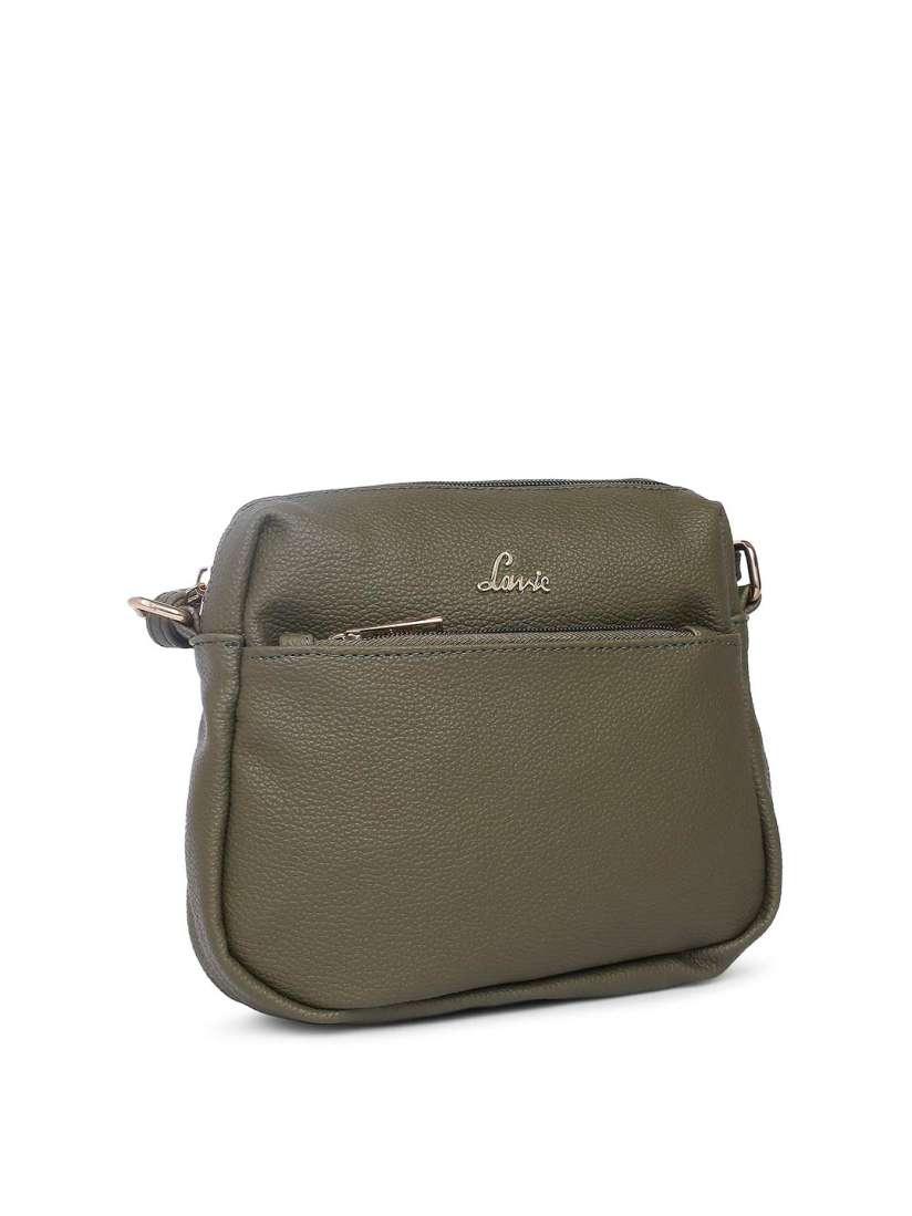 Buy Lavie Sara Woman Olive Small Sling Bag Handbags for Women 14416372 Myntra