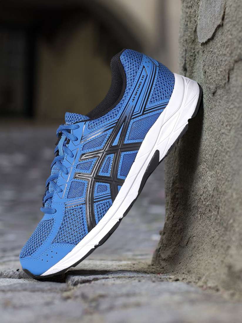 Buy ASICS Men Blue GEL Contend 4B Synthetic Running Shoes Sports Shoes for Men 14438460 Myntra