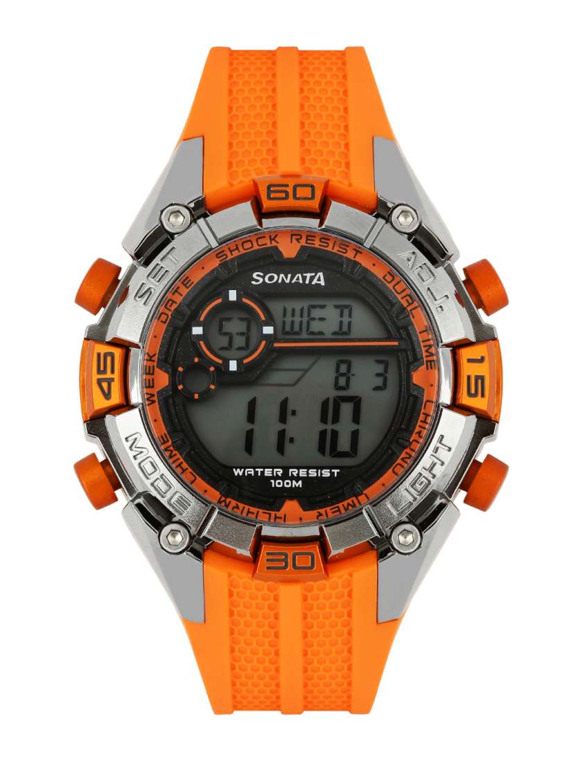 Sonata orange watch on sale