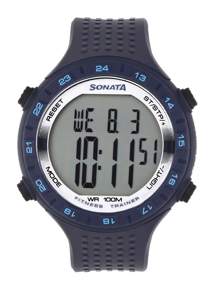 Buy Sonata Ocean Series Men Navy Digital Watch With Pedometer 77040PP01 Watches for Men Myntra
