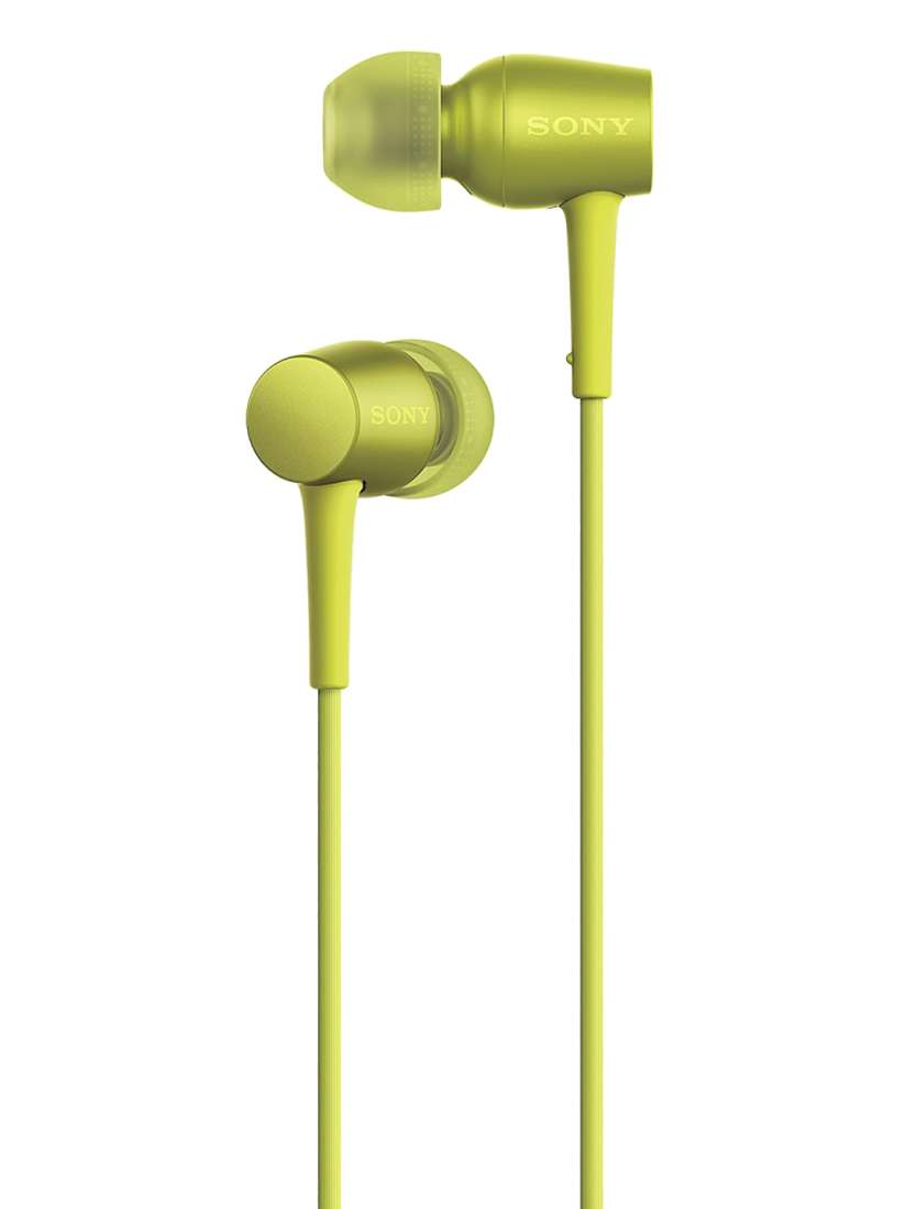 Buy Sony Yellow In Ear Hi Res Audio Headphones with Mic Headphones for Unisex 1444322 Myntra