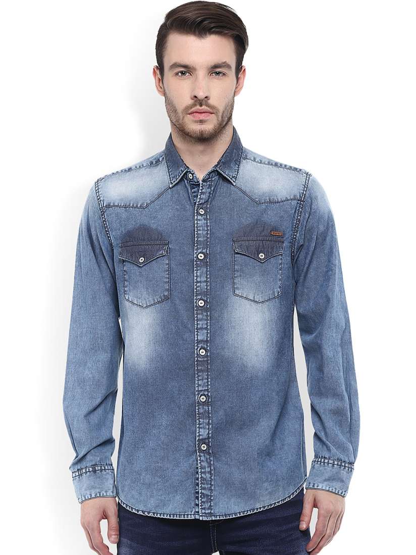 Mufti denim shirts hotsell