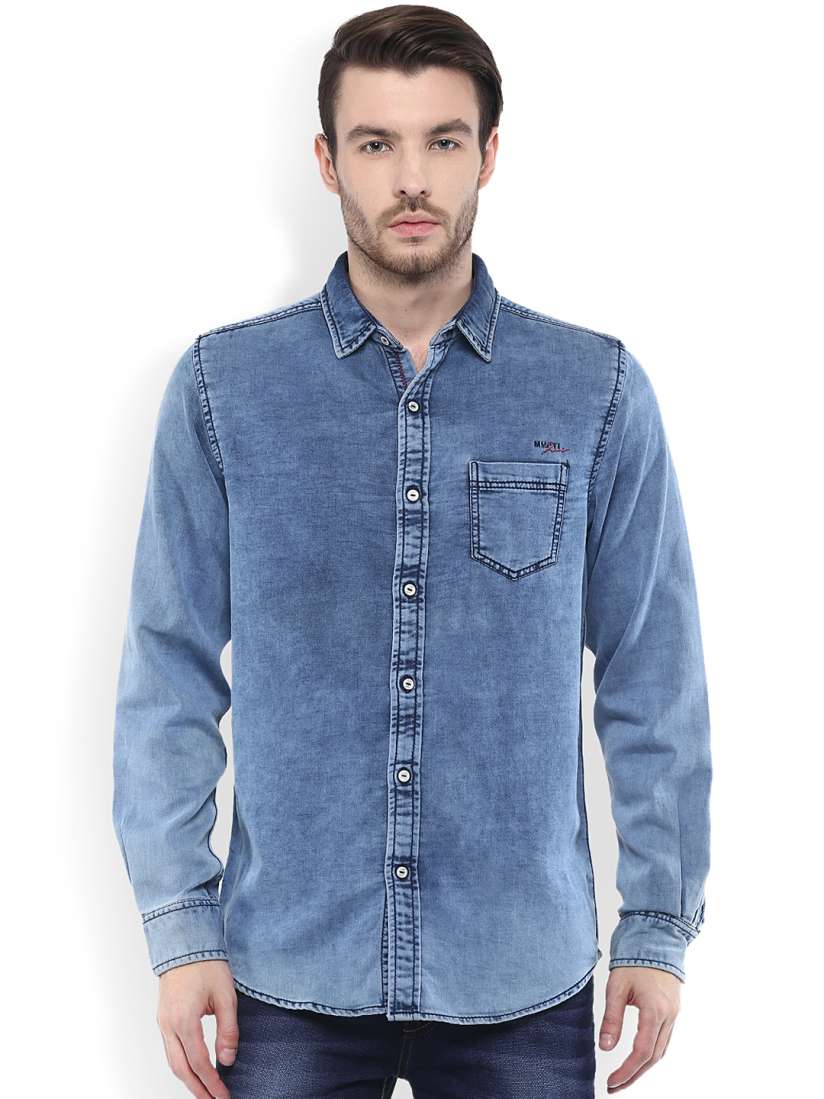 Mufti denim shirts top