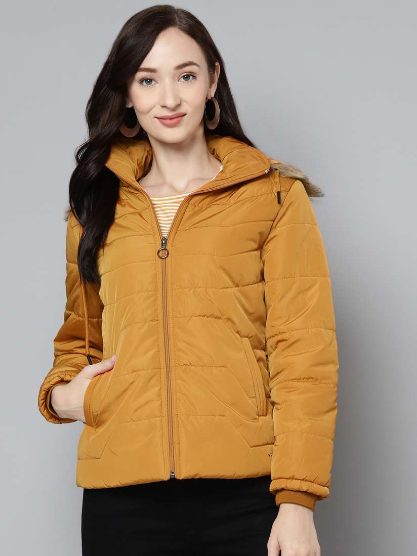 Buy Foreign Culture By Fort Collins Women Mustard Yellow Solid