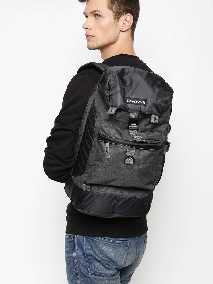 Fastrack grey backpack on sale