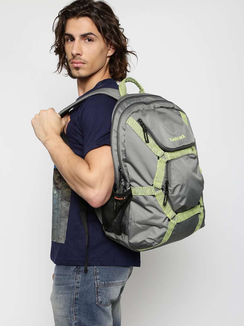 Buy Fastrack Men Grey Backpack Backpacks for Men 1446044 Myntra