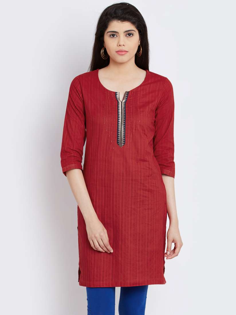Rangriti women's straight kurta discount