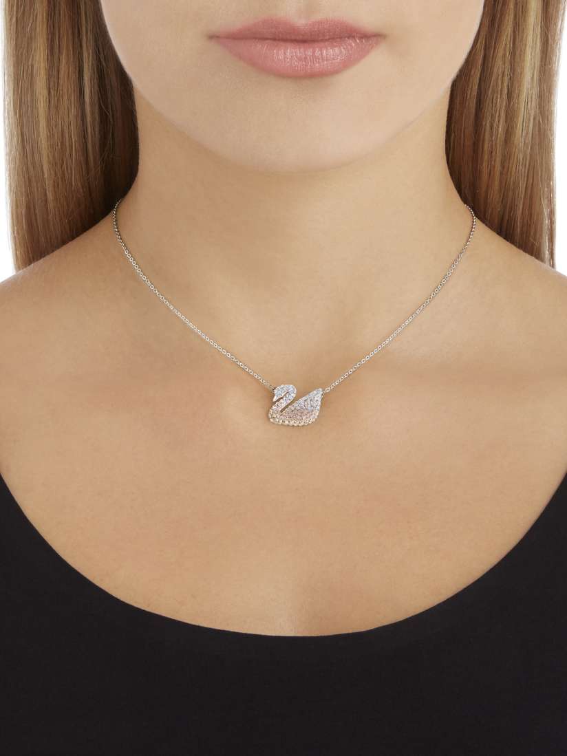 Buy SWAROVSKI Iconic Swan Pendant Necklace and Chains for Women 1446715 Myntra