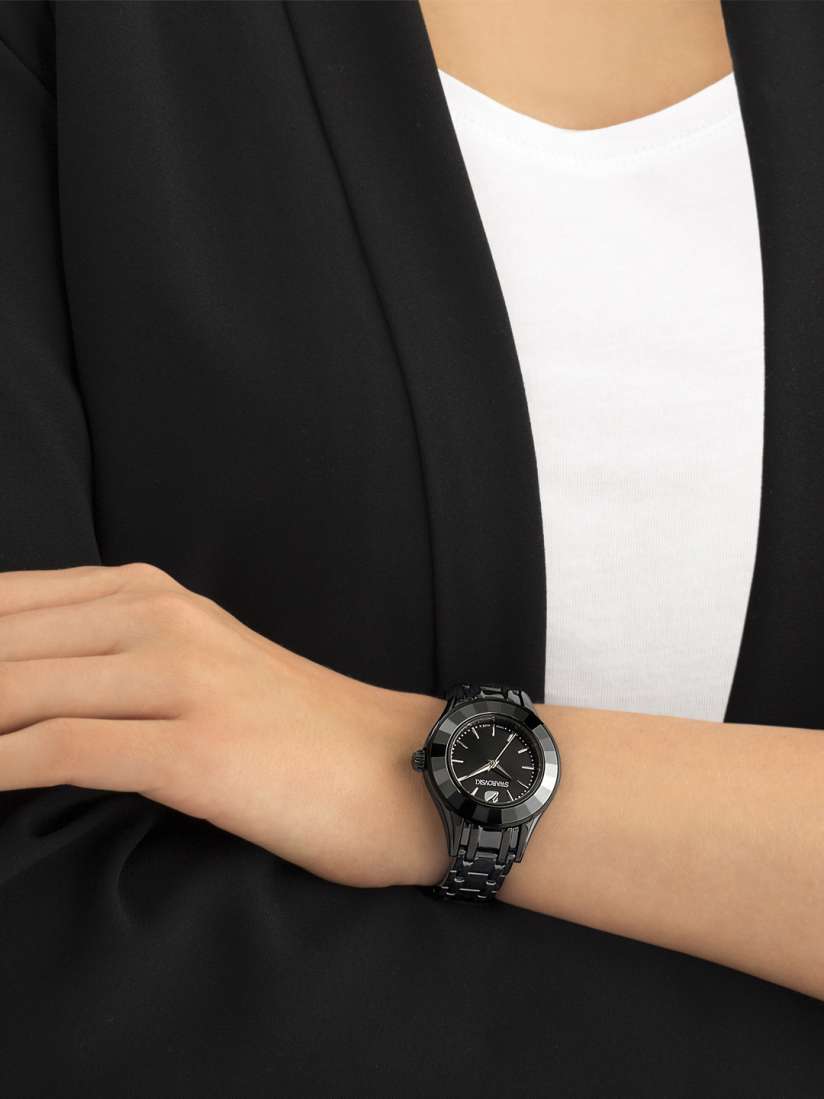 Swarovski alegria watch black top