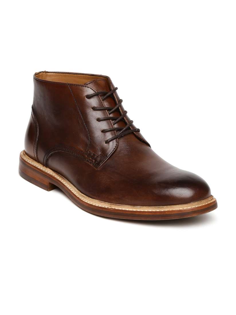 Buy Kenneth Cole Men Brown Leather Boots Boots for Men 1447653 Myntra