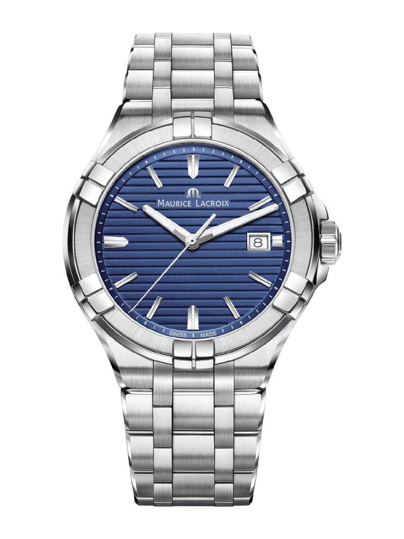 Buy MAURICE LACROIX Men Dial Silver Toned Stainless Steel Bracelet Style Straps Analogue Watch Watches for Men 14476868 Myntra