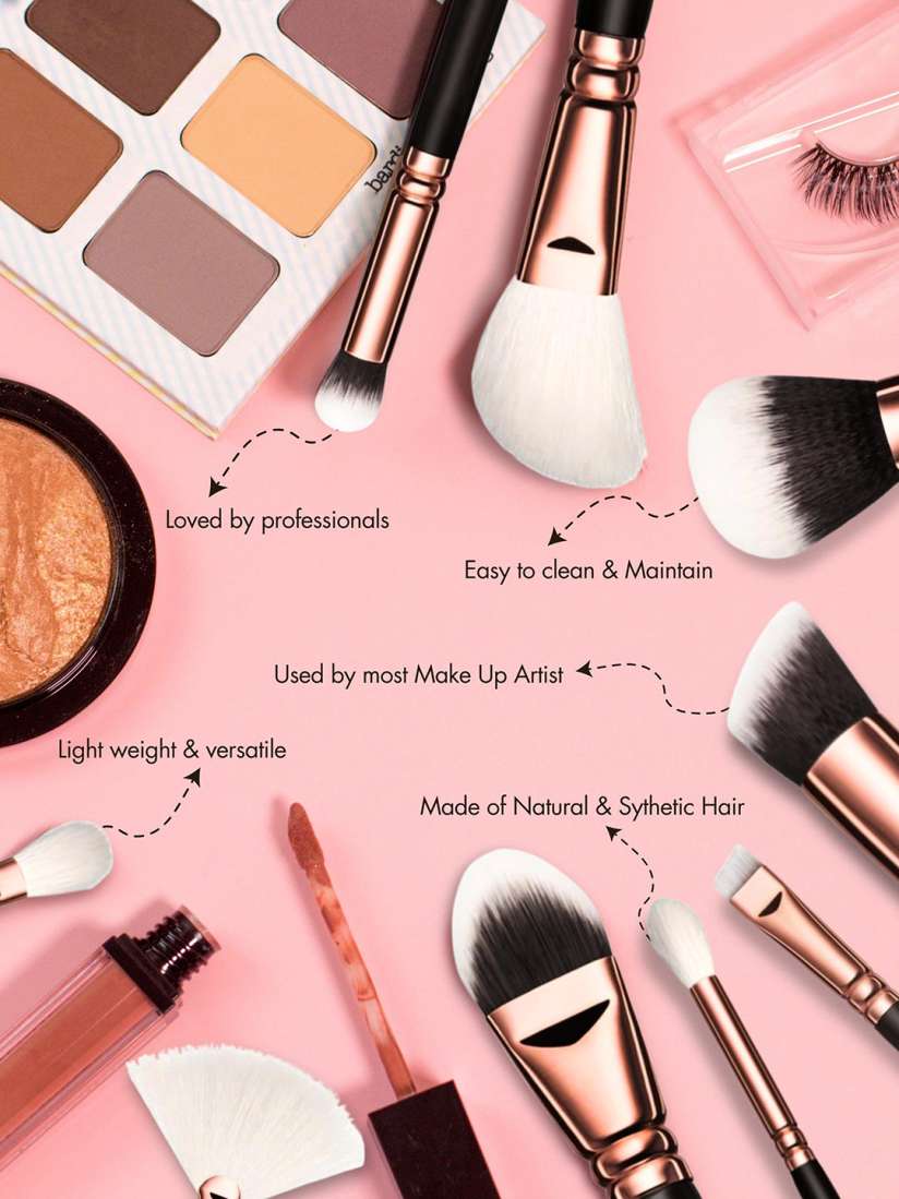 ALLURE Rose-Gold Powder Brush