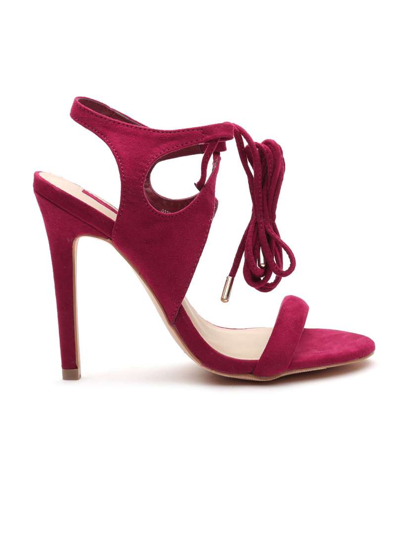 Buy FOREVER 21 Women Wine Coloured Stilettos Heels for Women 1450072 Myntra