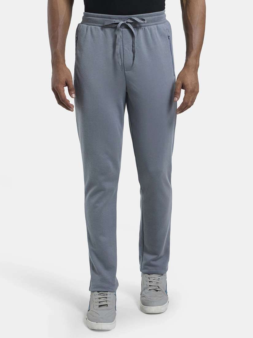Buy Jockey Combed Cotton Rich Pique Slim Fit Trackpant with Side Zipper Pockets AM44 Track Pants for Men 14503374 Myntra