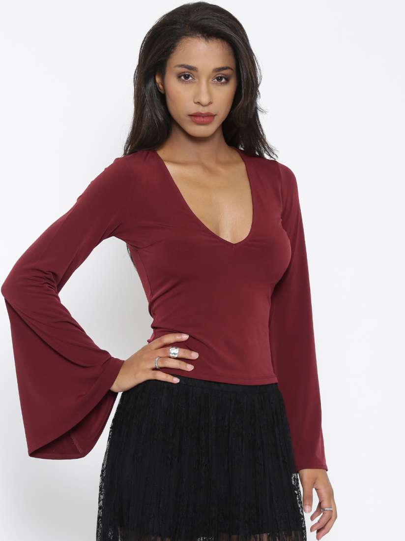 Burgundy tops forever 21 2025