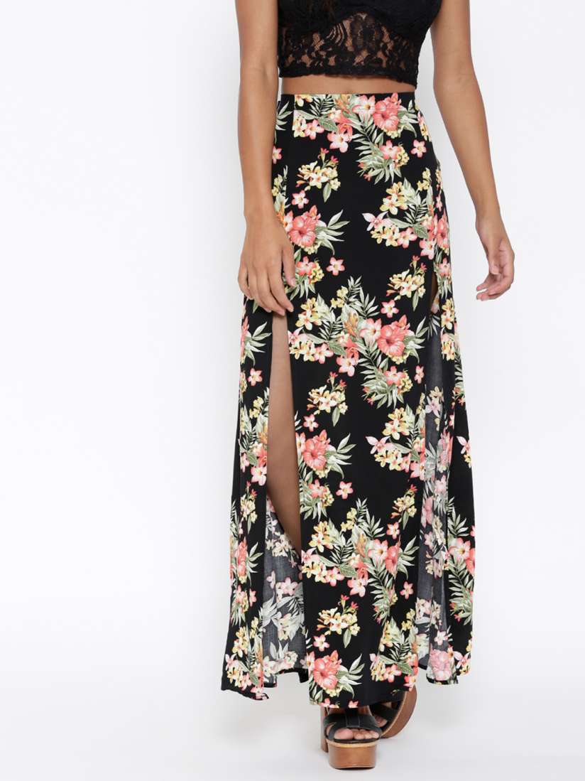 Forever 21 floral maxi skirt outlet