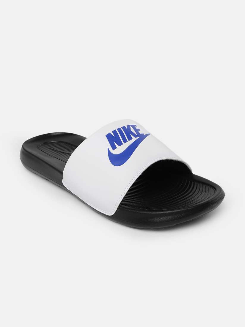 Buy Nike Men Blue White VICTORI ONE SLIDE MIX Printed Sliders Flip Flops for Men 14528244 Myntra