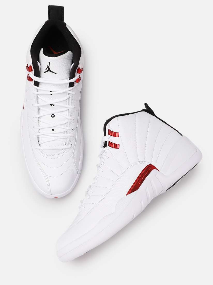 Buy Nike Men White Air Jordan 12 Basketball Shoes Sports Shoes for Men 14528358 Myntra