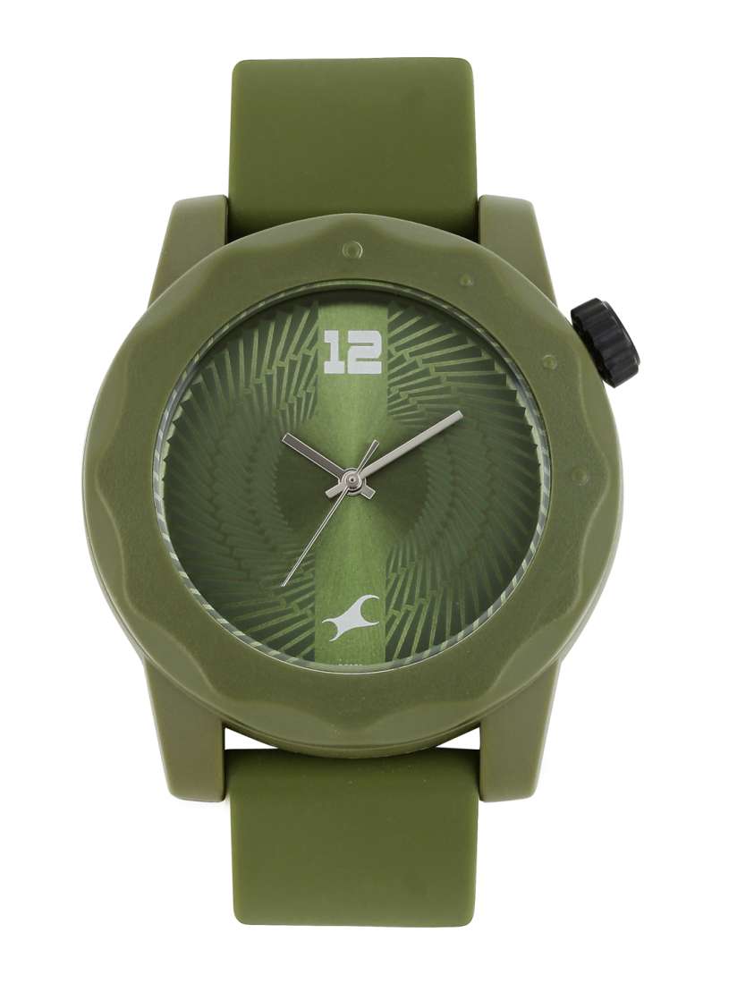 Buy Fastrack Unisex Olive Green Dial Watch NG38022PP01J Watches for Unisex 1453943 Myntra