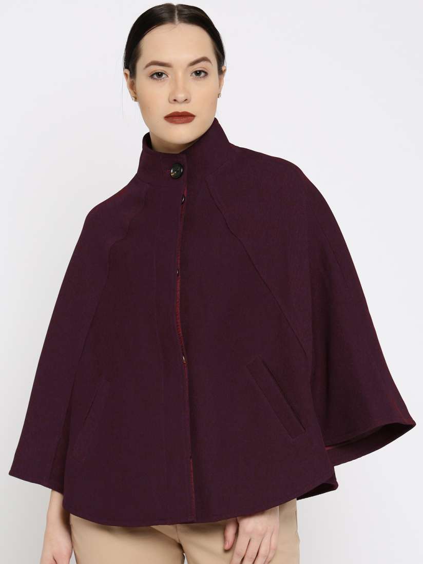 Sleeveless cape jacket hot sale